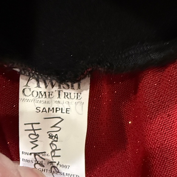 A wish come true Black and Red Women's dance Skirt - Picture 2 of 11